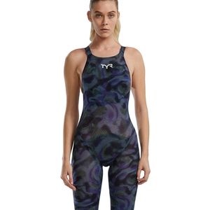TYR Women's titanium Swim One Piece tech suit closed back